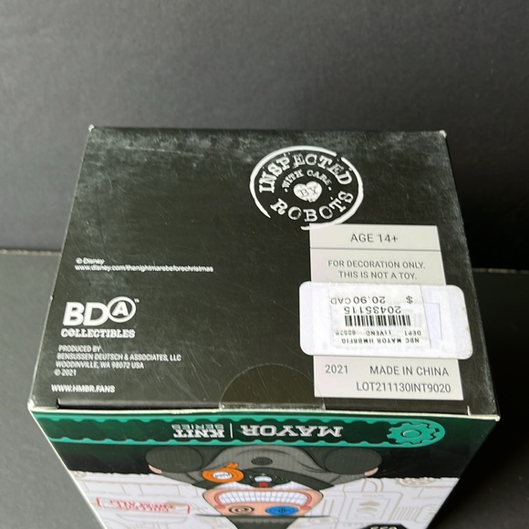 The Nightmare Before Christmas Mayor Handmade By Robots 5″ Vinyl Figure - Picture 5 of 5